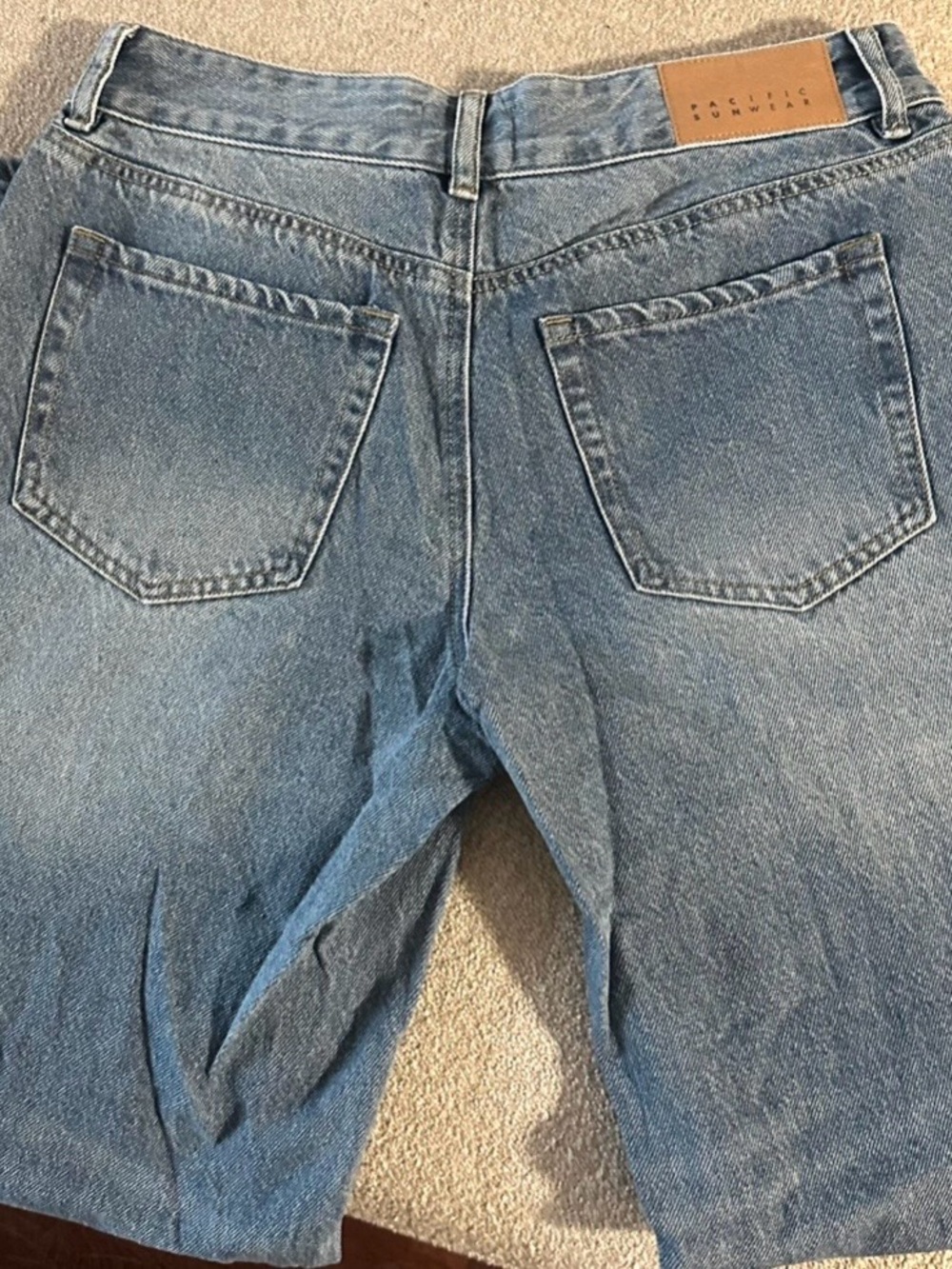 PacSun- Casey Low rise Baggy Jeans- Indigo- size 28- regular length - Picture 6 of 6